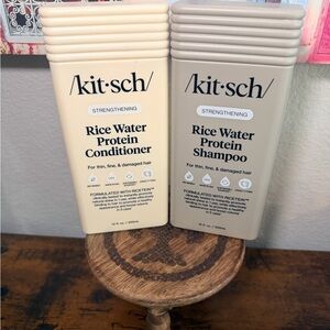 Kitsch Strengthening Rice Water Protein Shampoo and Conditioner set